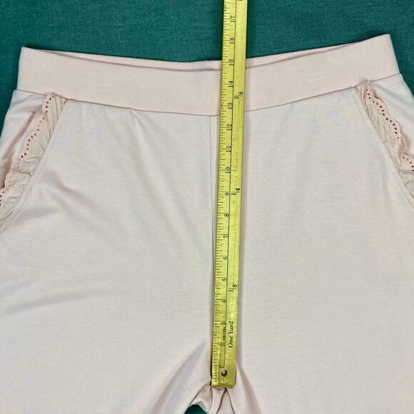 J. Crew Jogger Women XL Pink Elasticized Waist Loungewear Casual Comfy Retro New - Picture 10 of 15